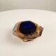 Sculptural submerged glass ashtray by Gianfranco Mandruzzato Murano 1970