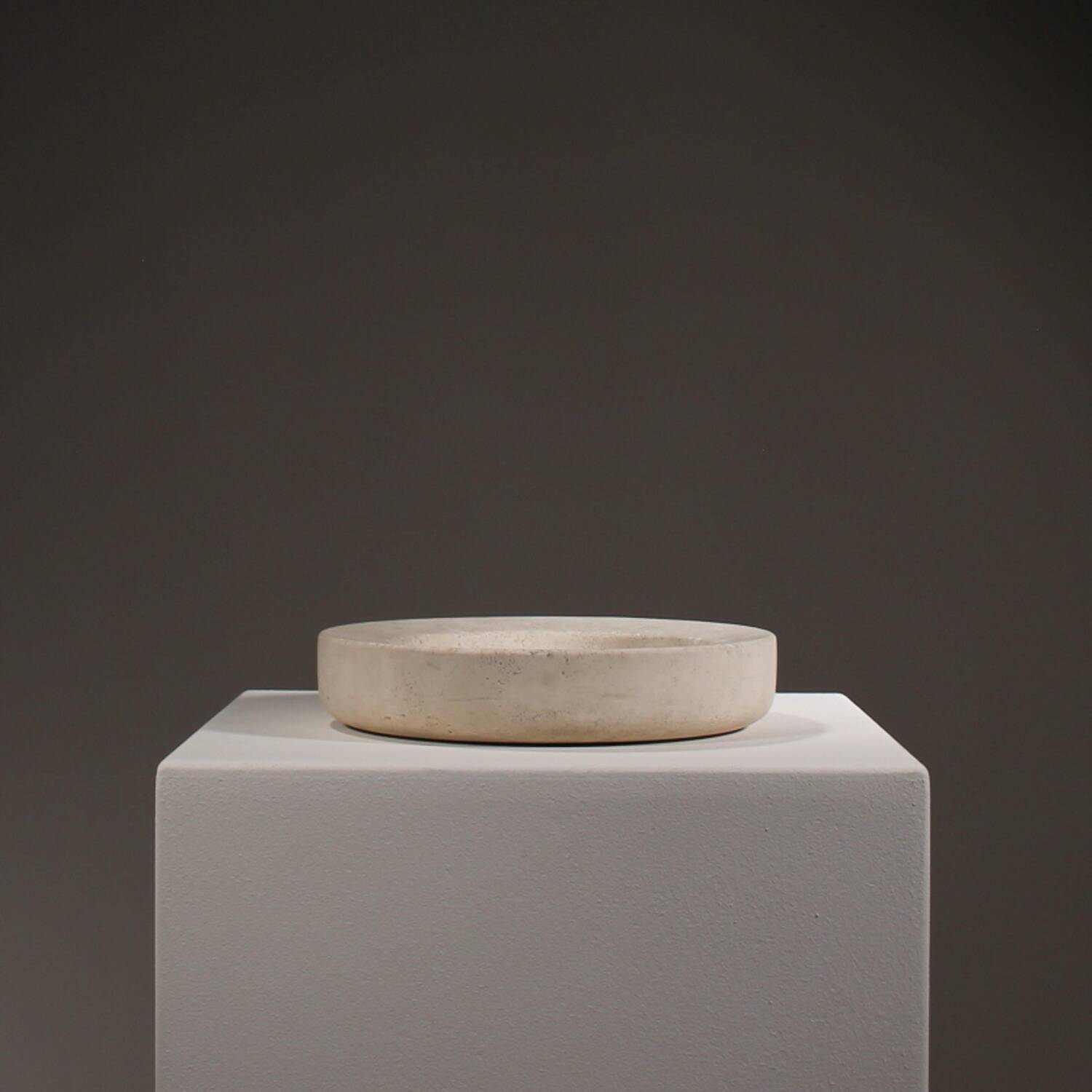 ​Travertine ‚Vide-Poche‘ by Giusti & Di Rosa for Up & Up | Italy 1970s
