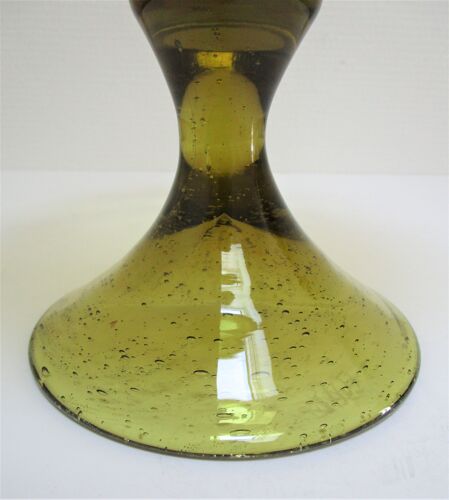 Vase verre bullé Biot XL H 38 cm