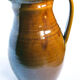 Pitcher of sandstone glaze degraded with chestnut and ochre