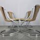 Set of Four Midcentury Dining Chairs, Gastone Rinaldi, Italy, 1970s