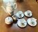 White porcelain coffee service Seltmann Weiden Bavaria paradise bird