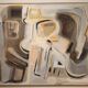 Large abstract oil on canvas dated 1969 - Henri Larriere (1935-2024)