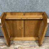 Coffee table from Regain in solid elm circa 1970