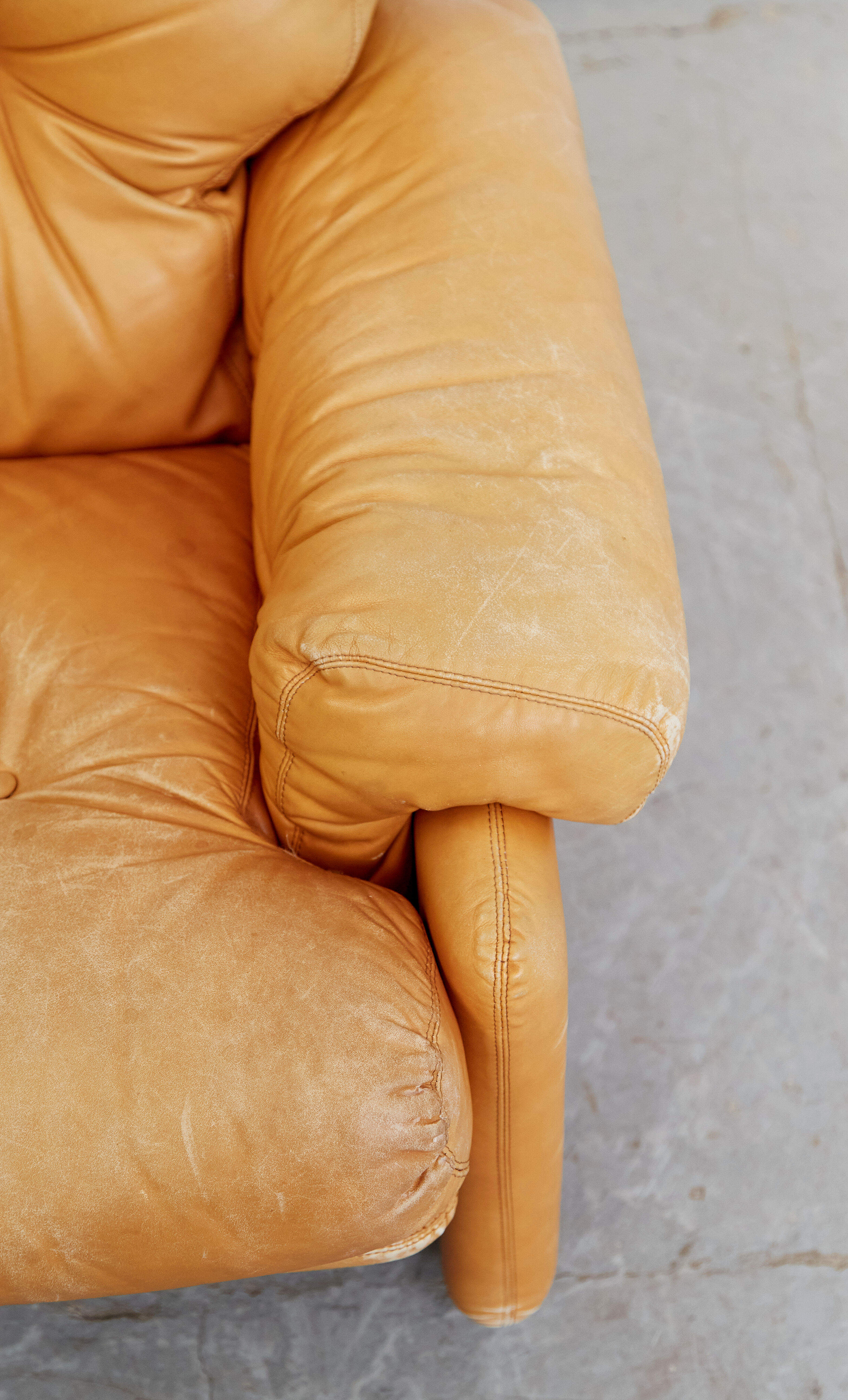 Couple Coronado Lounge Chair by Tobia & Afra Scarpa for B & B Italy