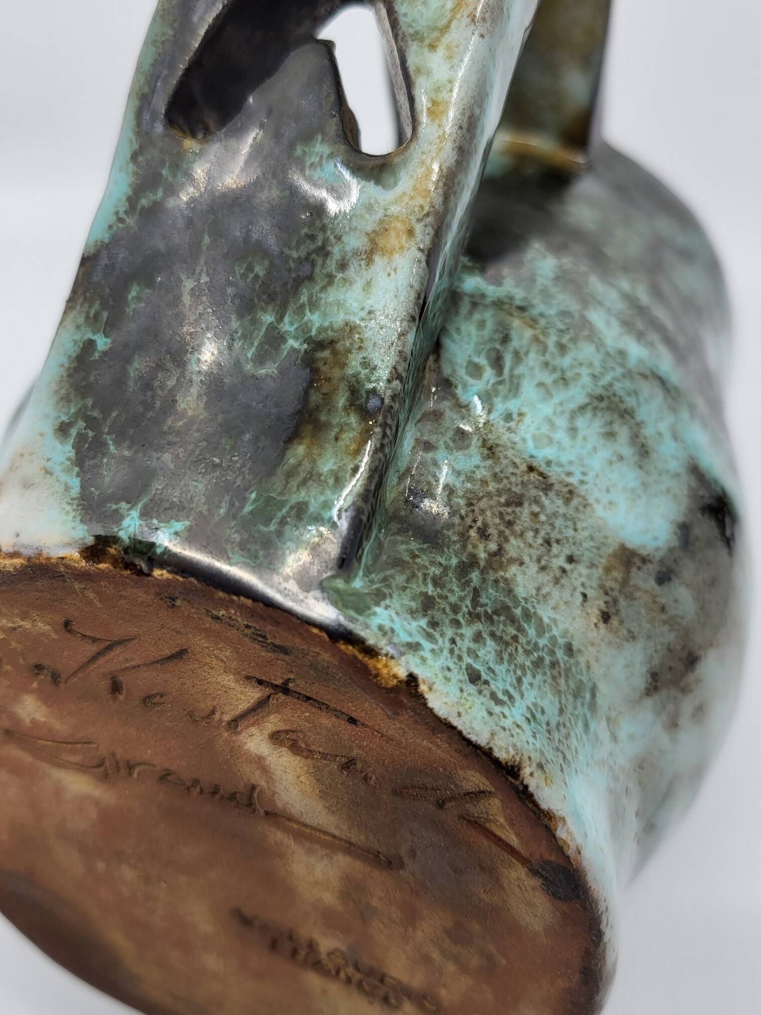 Alexandre Kostanda and Louis Giraud jug in French stoneware, 1940