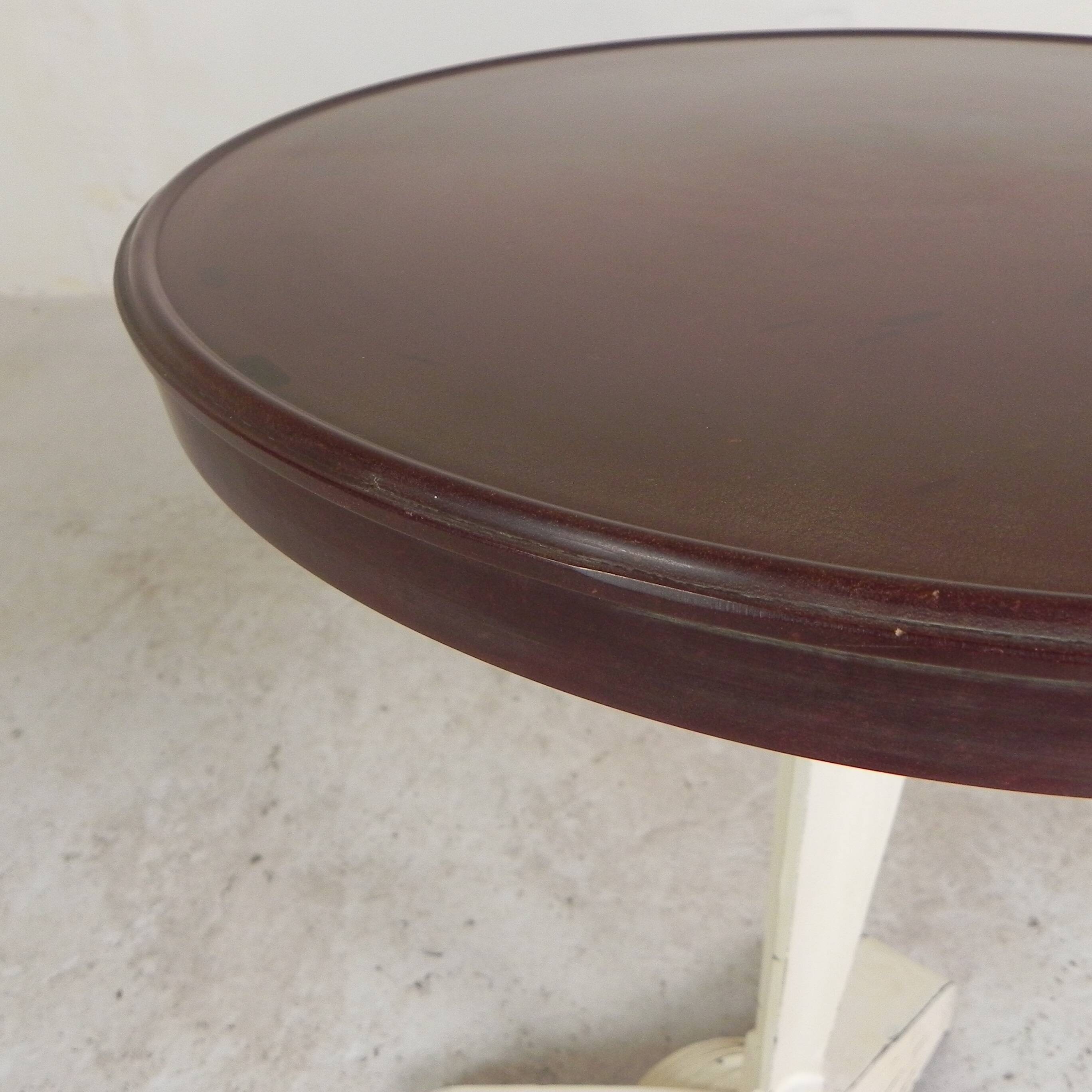 Art Deco bistro table with bakelite top, Louis Vuitton, REX, 1930s