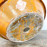 Set of 2 french glazed terracotta BIOT vases 19th century