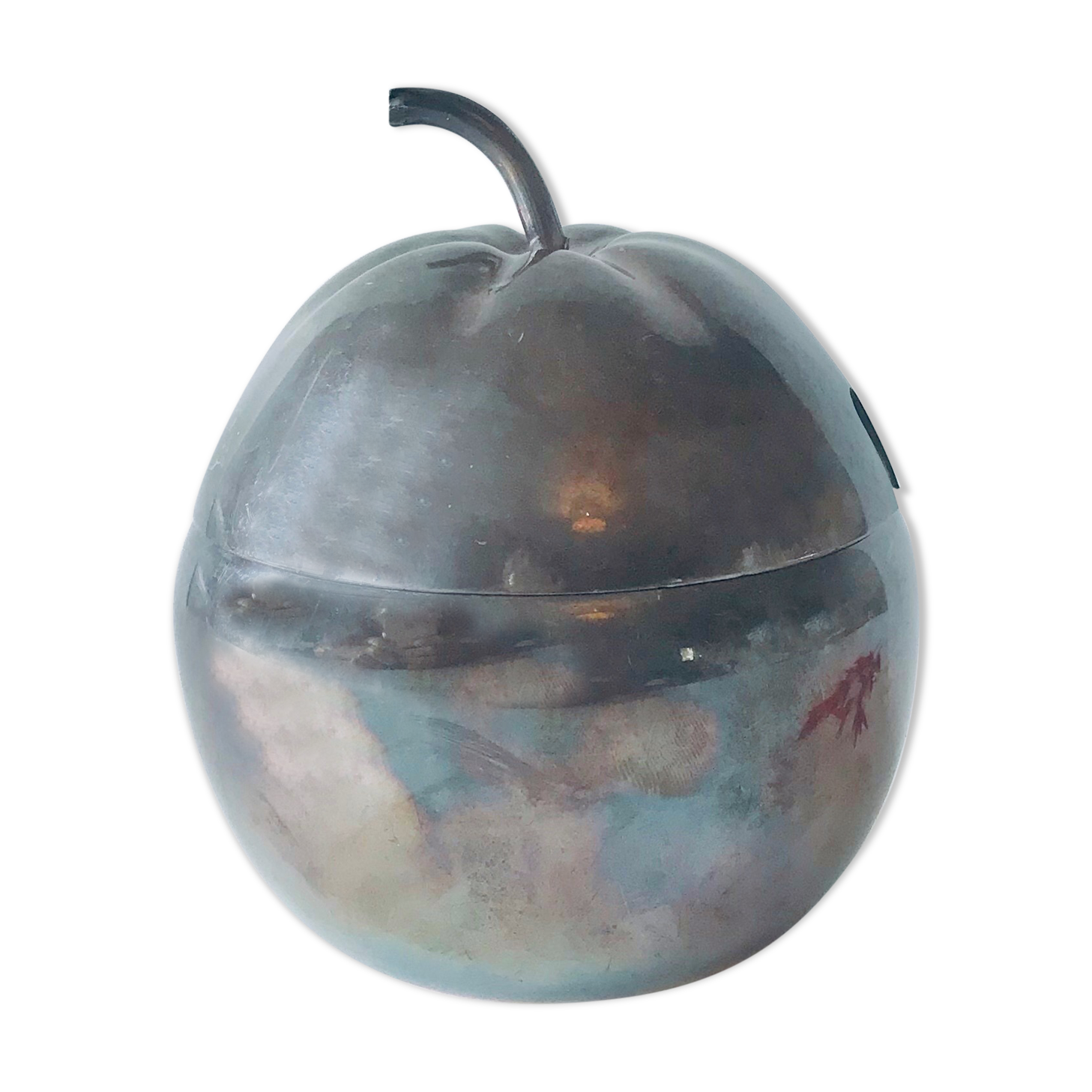 Small bonbonnière Apple in silver
