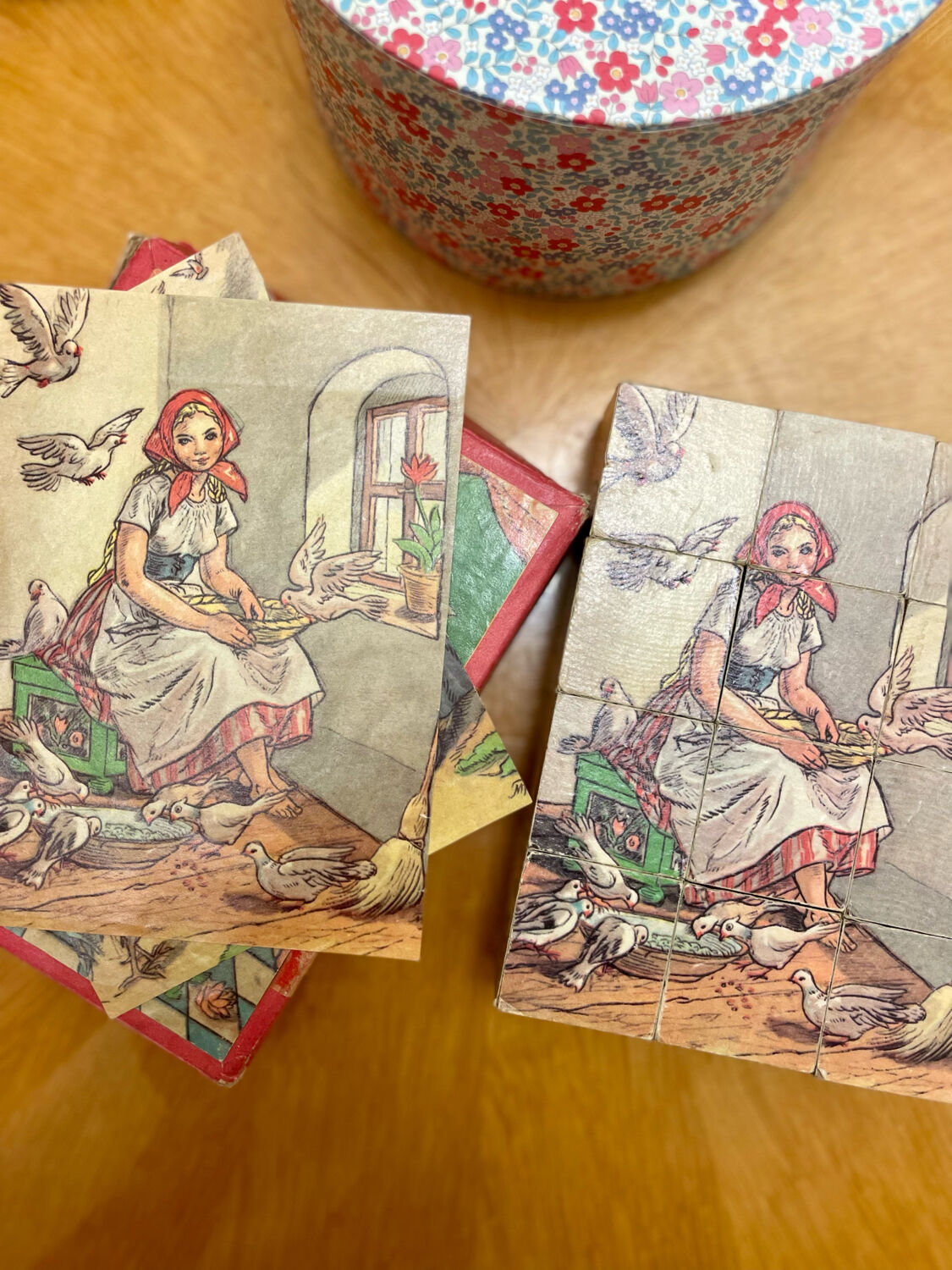 Old wooden toy for children