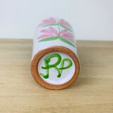 Vase Robert Picault flower motif Vallauris