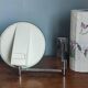 Removable magnifying mirror Brot Paris vintage