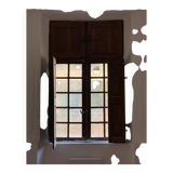 18th century oak shutters
