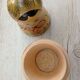 Old Russian wooden doll - USSR