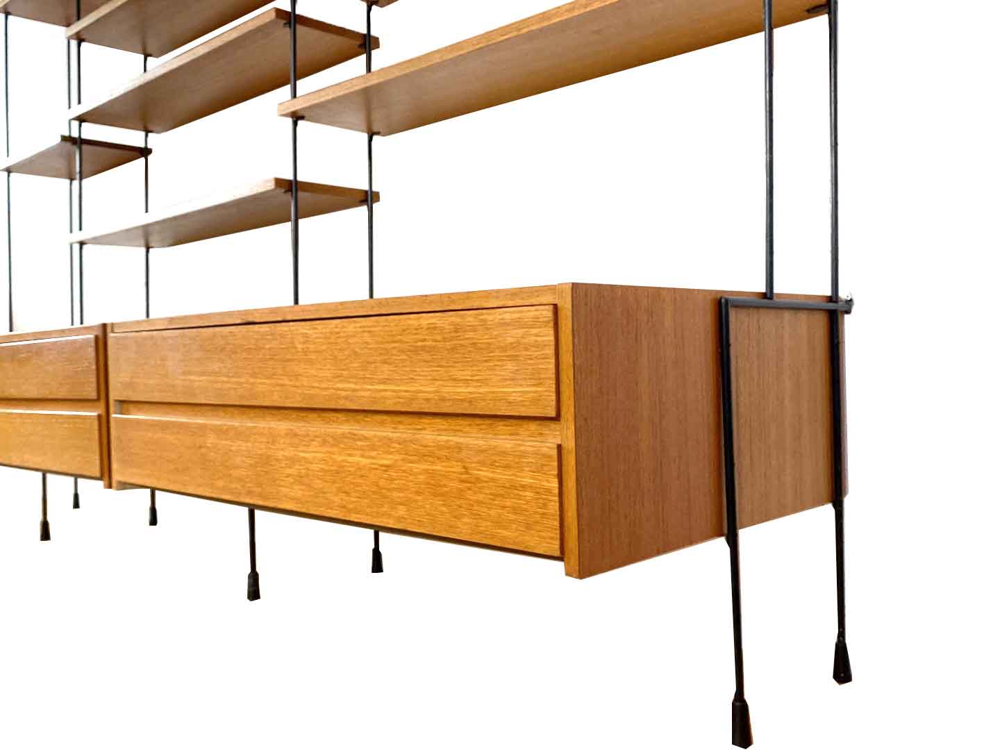 Vintage omnia wall unit by ernst dieter hilker, 1960s