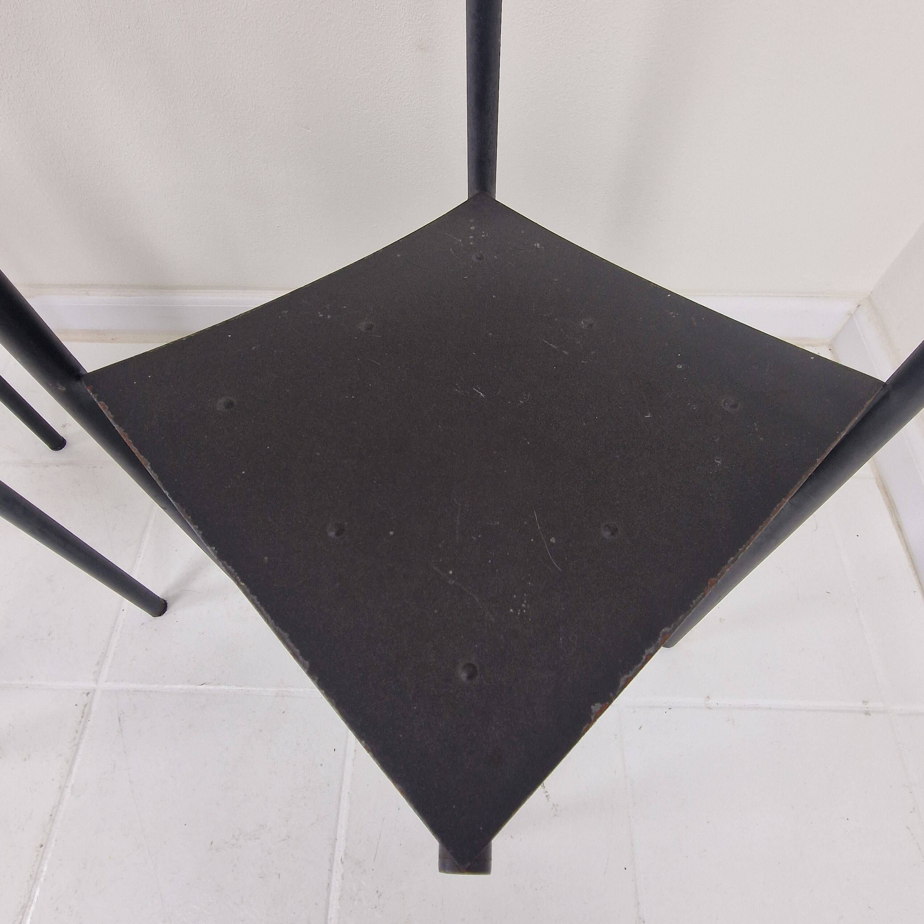 Rare Set of 3 "Wendy Wright" Chairs by Philippe Starck for Disform, 1986