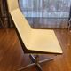Kastel Kayak armchair in white leather, Modern Italy