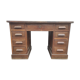 Bureau en chêne vintage ministre 2 caissons avec tiroirs années 40-50