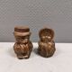 Salt and pepper shaker set in ceramic from Danish Løvemose 1970s.