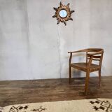 Vintage beech armchair