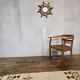 Vintage beech armchair