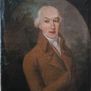 An old portrait of a gentleman dating from the late 18th century