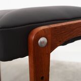 Teak footstool, Danish design, 1970s, production: Denmark