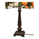 Tiffany-style lampshade with fruits and grapes