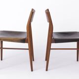 4 Vintage Chairs by Georg Leowald for Wilkhahn, Germany, 1960s, Teak