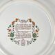Cake dish / round Gien model Rouen Sainfoin, 1990