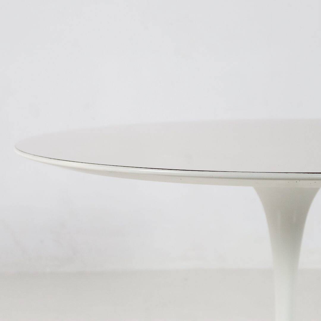Table à manger tulipe en bois par Eero Saarinen pour Knoll International 1970