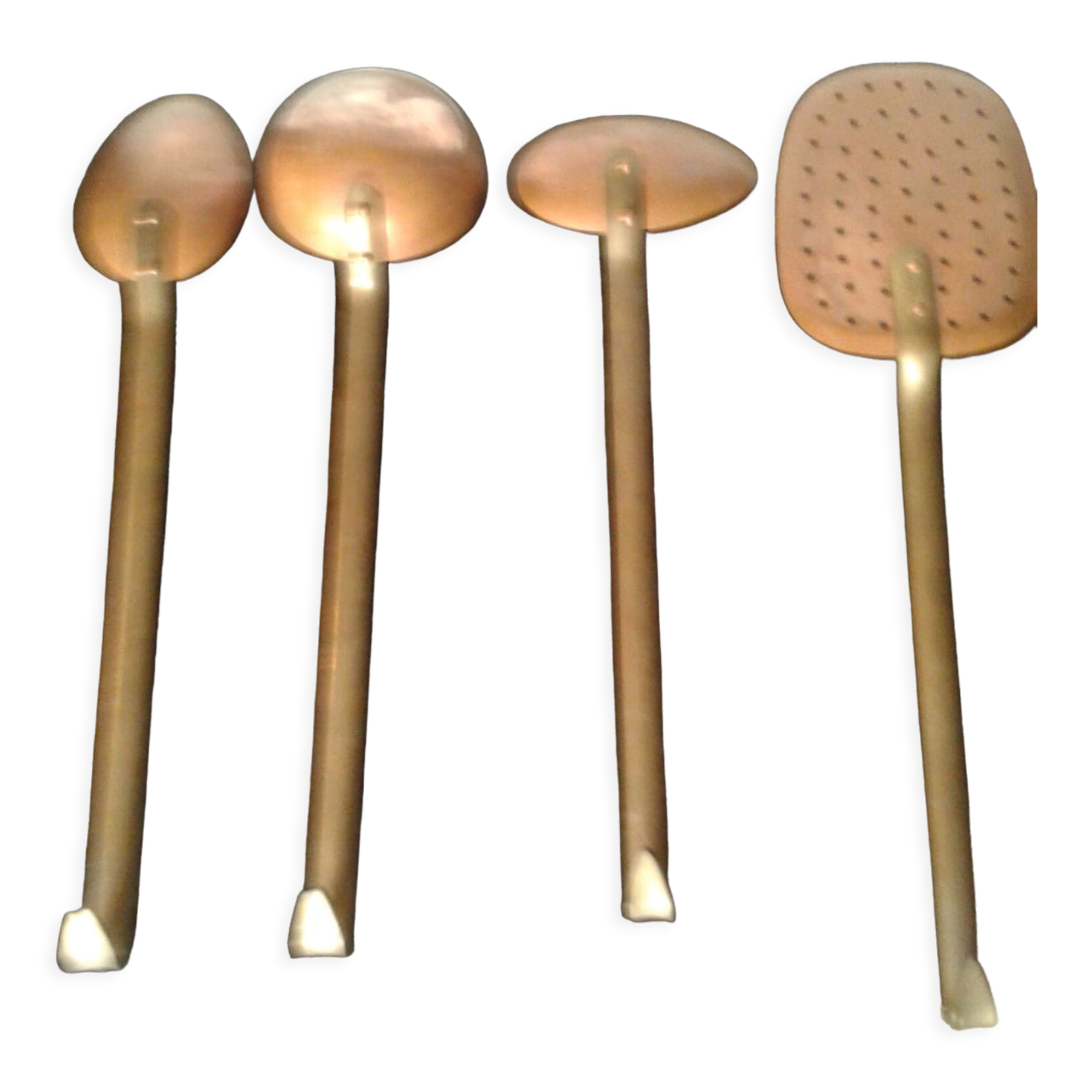 Set of 4 vintage copper cookware
