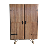 Wardrobe rattan design 60s