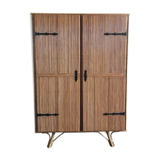 Wardrobe rattan design 60s