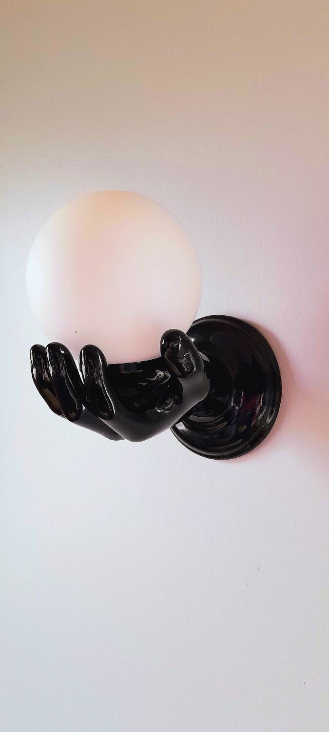 Ceramic hand applique 1980