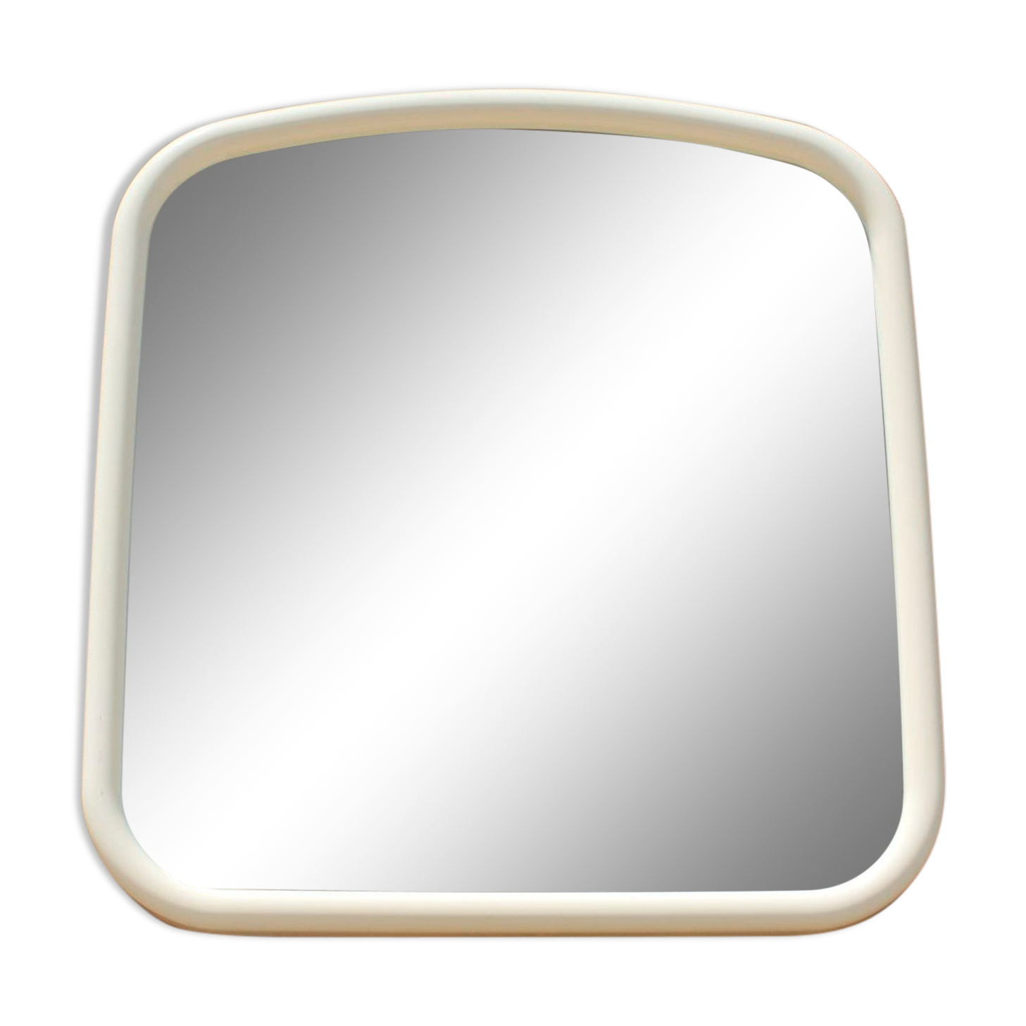 Space Age plastic mirror, Germany 1970s 59x56cm
