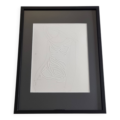 Martin Margiela – Visionaire No 11 “White”, 1994 – Œuvre en relief encadrée