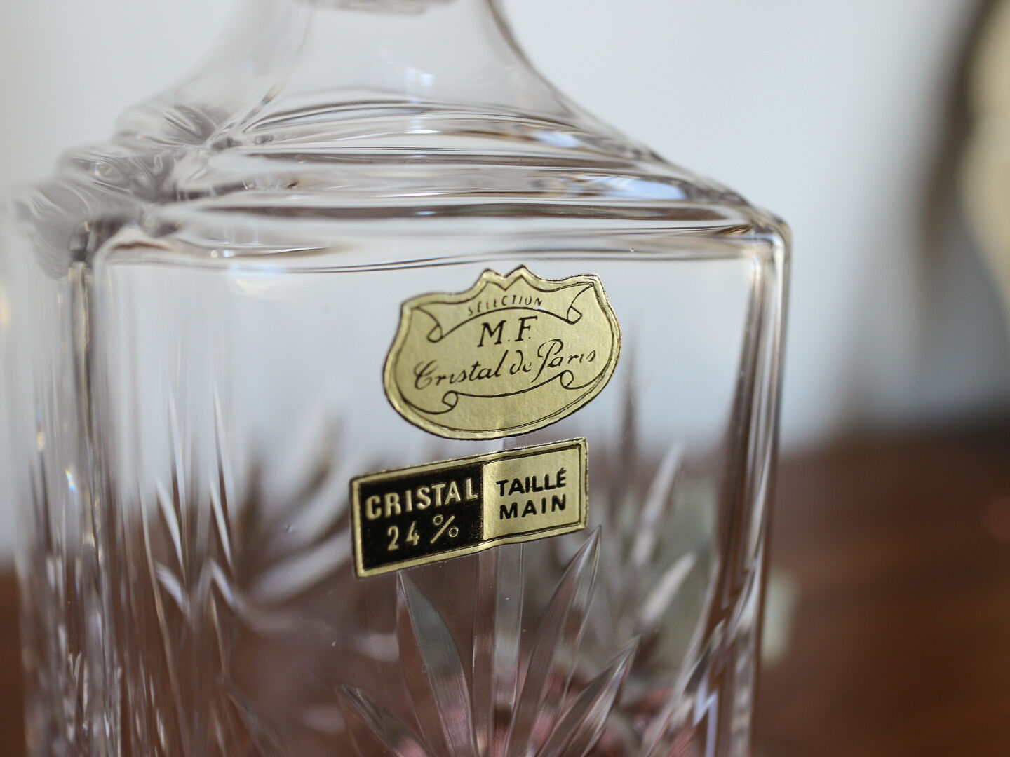 Paris Crystal Whisky Carafe