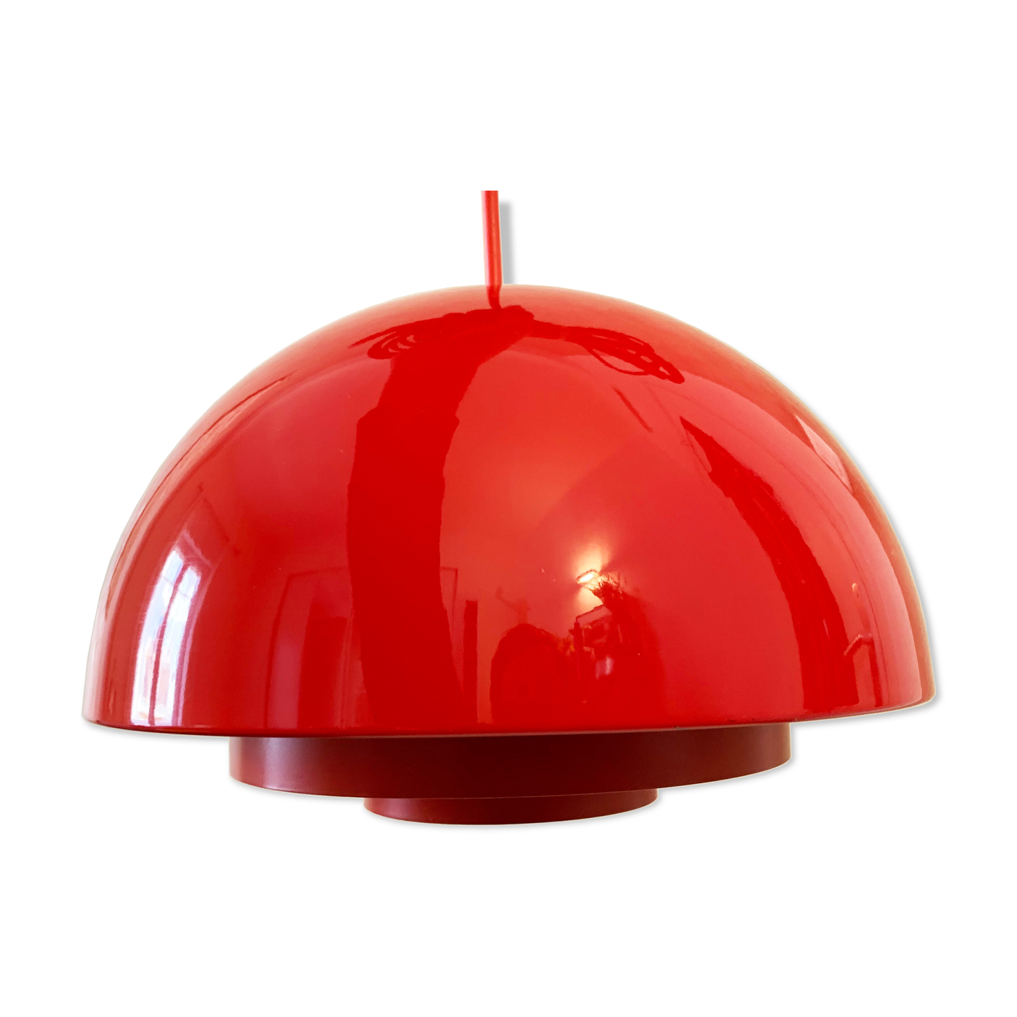 Hanging lamp by Jo Hammerborg In The 70