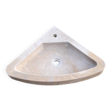 Corner stone sink