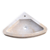 Corner stone sink