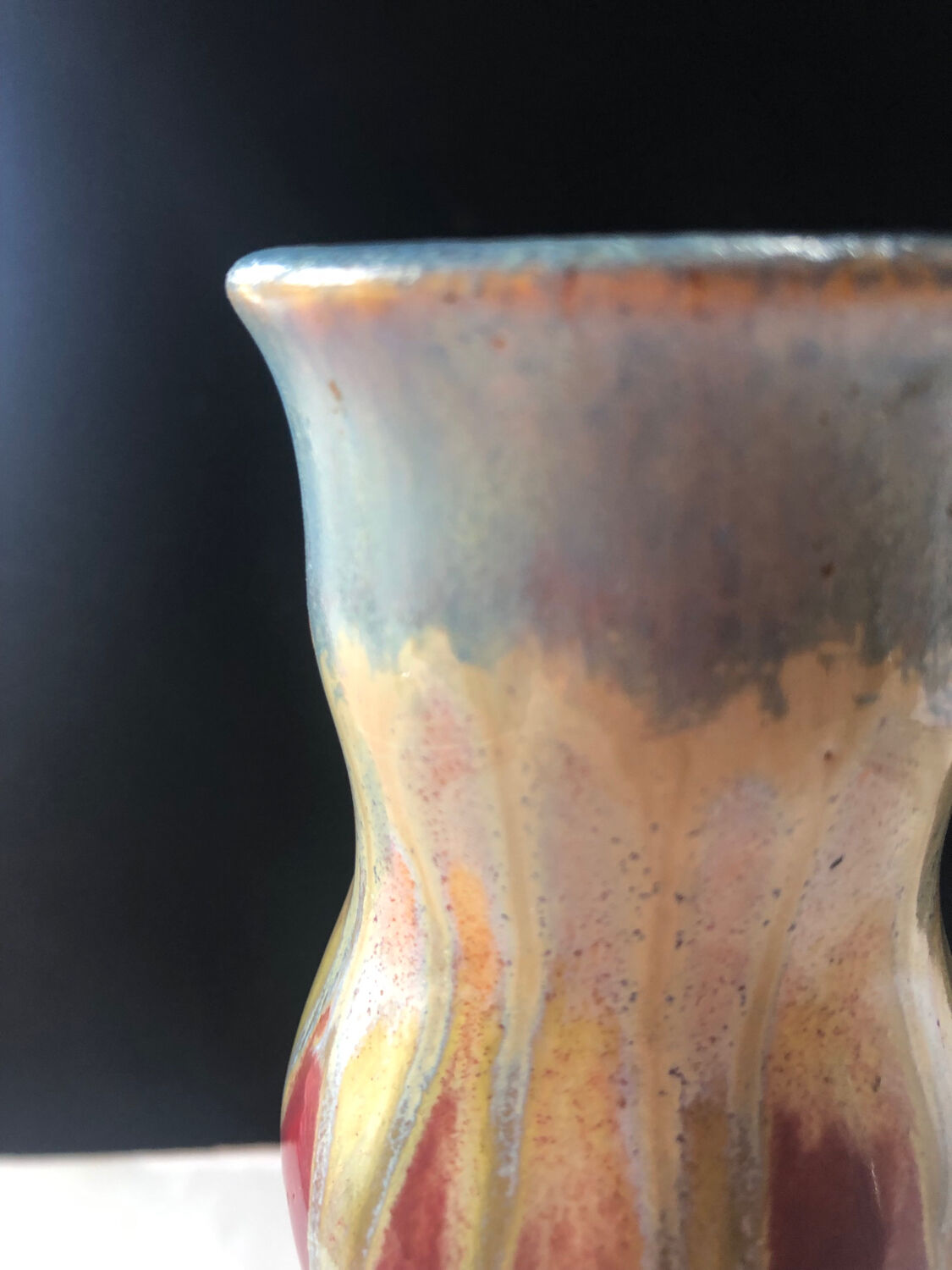 Thulin earthenware vase