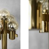 Sculptural Gold Floor Lamp with 5 Lights by Hans-Agne Jakobsson for Hans-Agne Jakobsson AB, 1960s