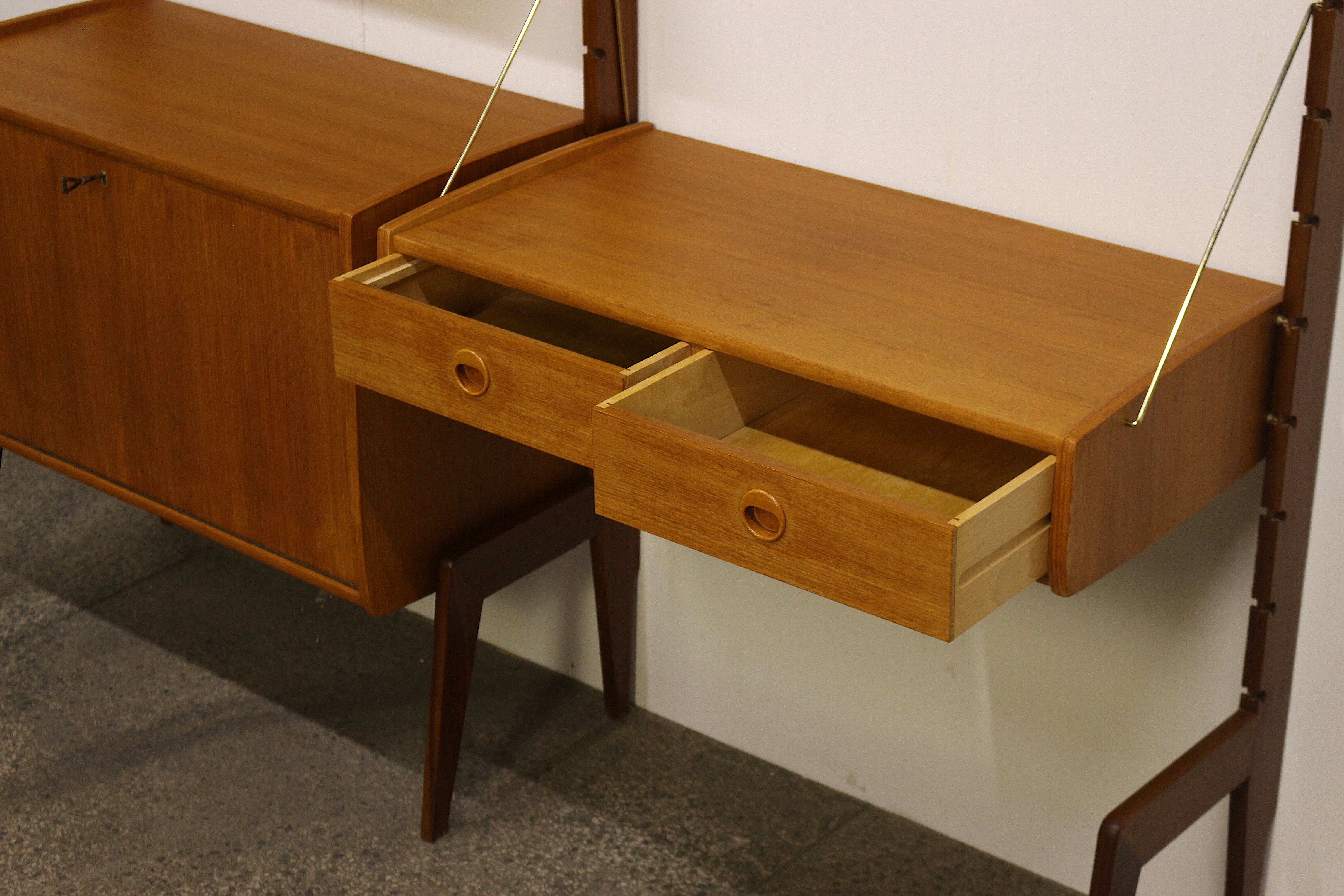 Free Standing Wall Unit by John Texmon, 1960's Norway