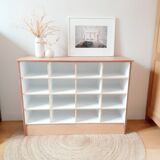 Vintage locker shelf furniture