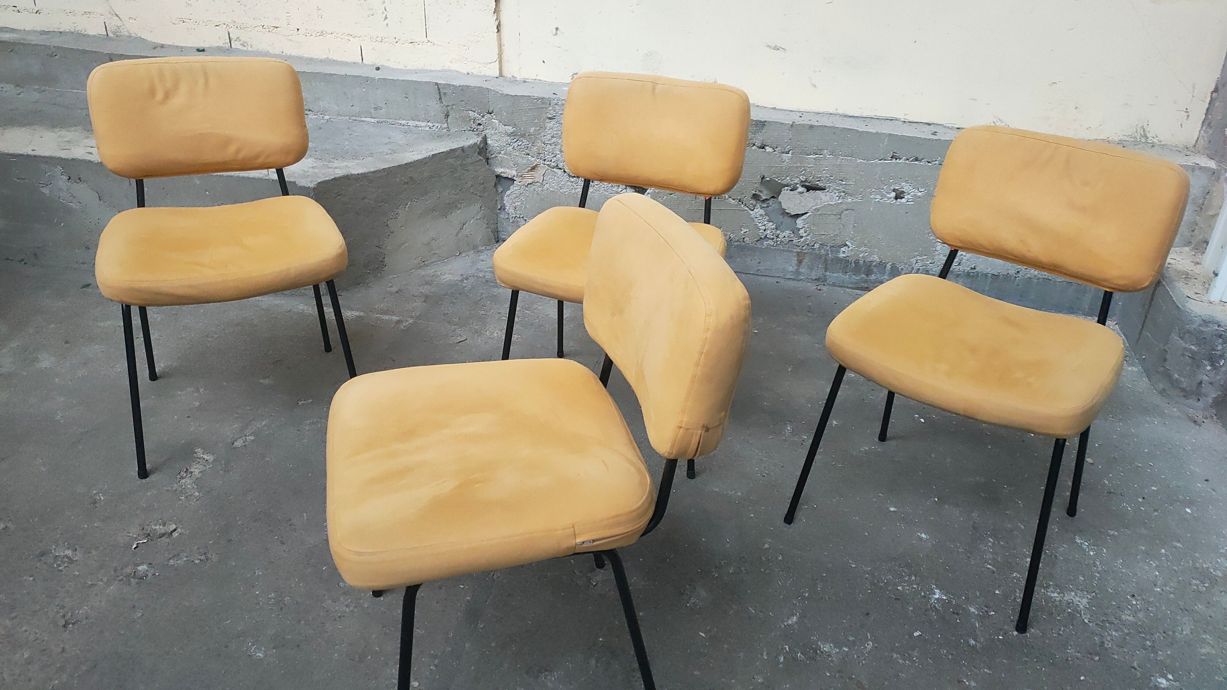 Set de 4 André Simard chairs