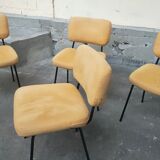 Set de 4 André Simard chairs