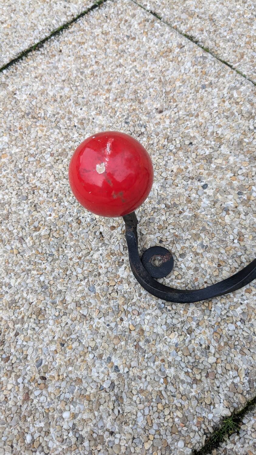 Vintage ball coat racks