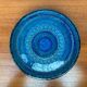 Grand bol en poterie Rimini Bleu du milieu du siècle par Aldo Londi pour Bitossi, Italie, années 1960