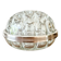Antique glass and silver-plated flower holder